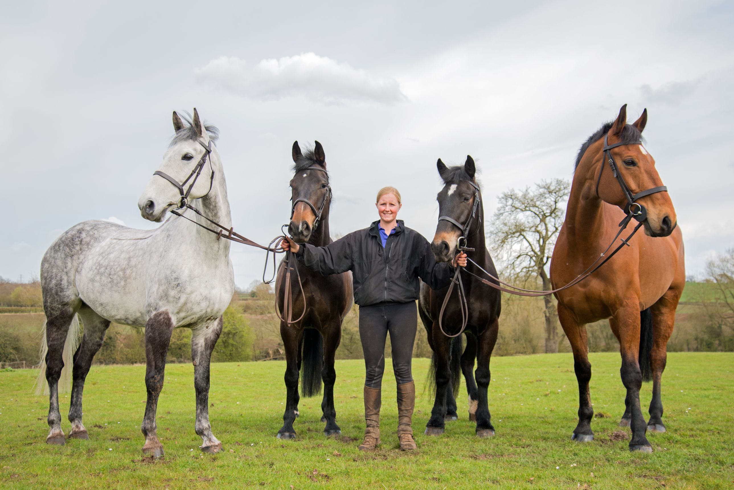 Jenny Churchill with Molly, Fern, Carla Pope, Jenny and Edward. © Rachel Maddox Photography