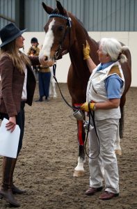 Spillers Best Condition Champions Karen Sturgeon and Jurgen with Stacey Harvey