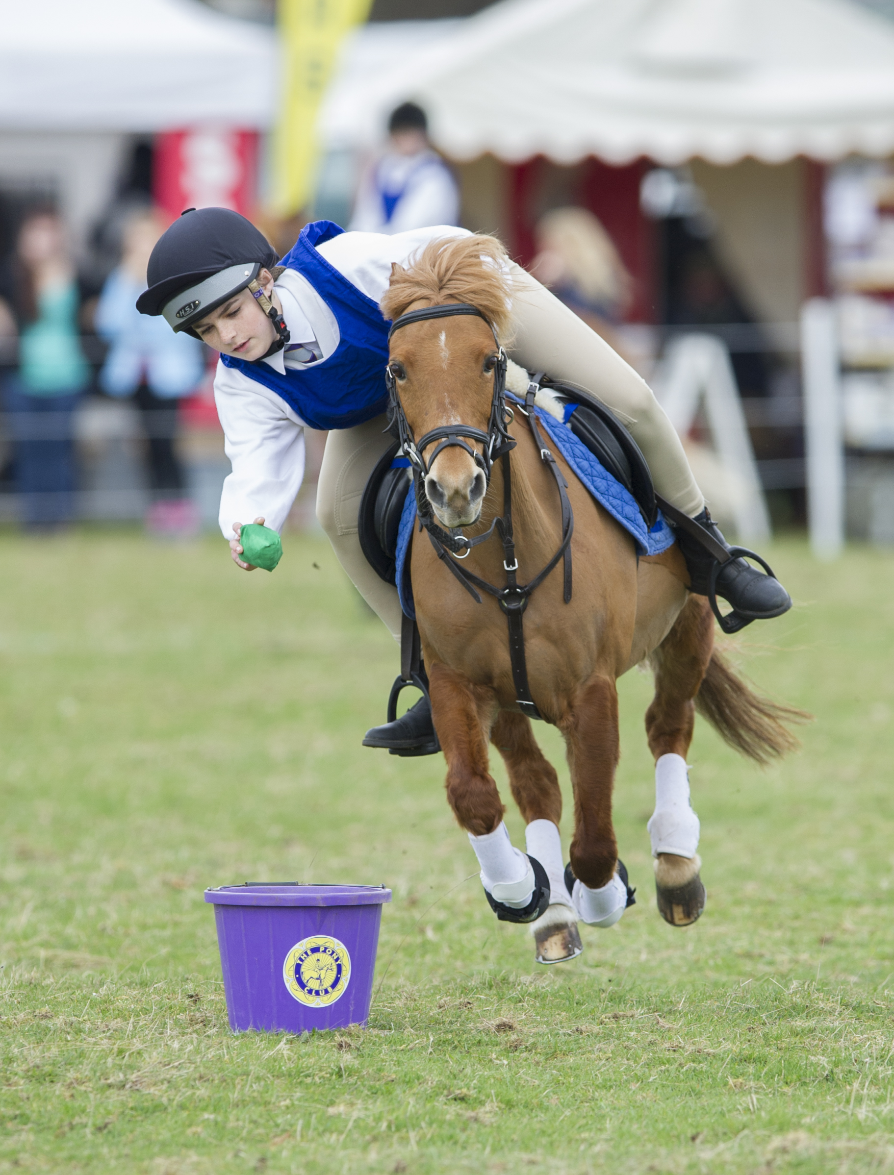 Pony Club Mounted Games - Belton International Horse Trials 2014 © Adam Fanthorpe