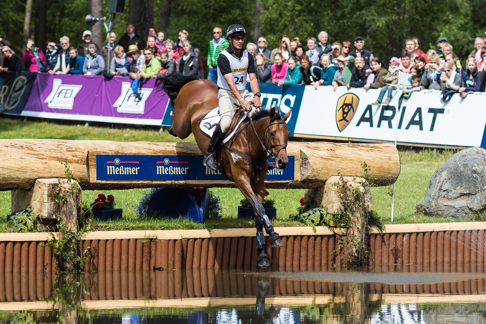 Andrew Nicholson riding Qwanza