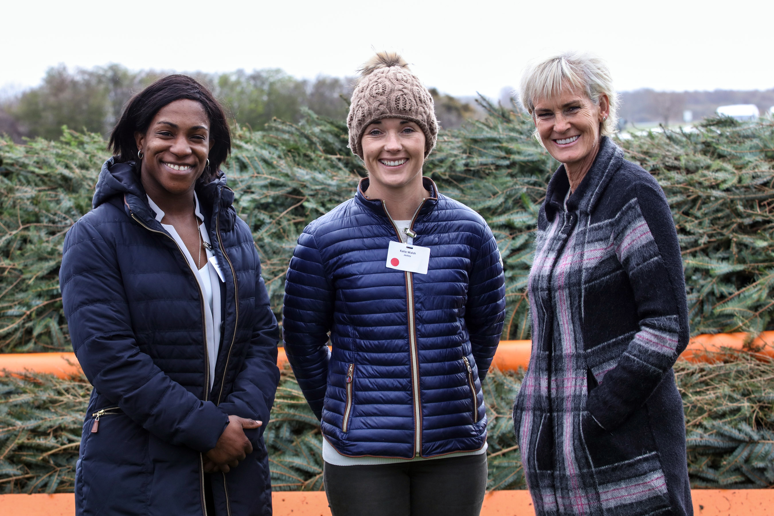 Maggie Alphonsi, Katie Walsh and Judy Murray