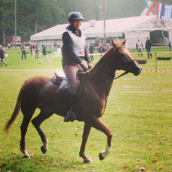 All smiles - Croatia’s Zrinka Bilen on ten-year-old Sally took individual bronze and helped her team to silver on home soil © FEI/Bosko Milivojevic