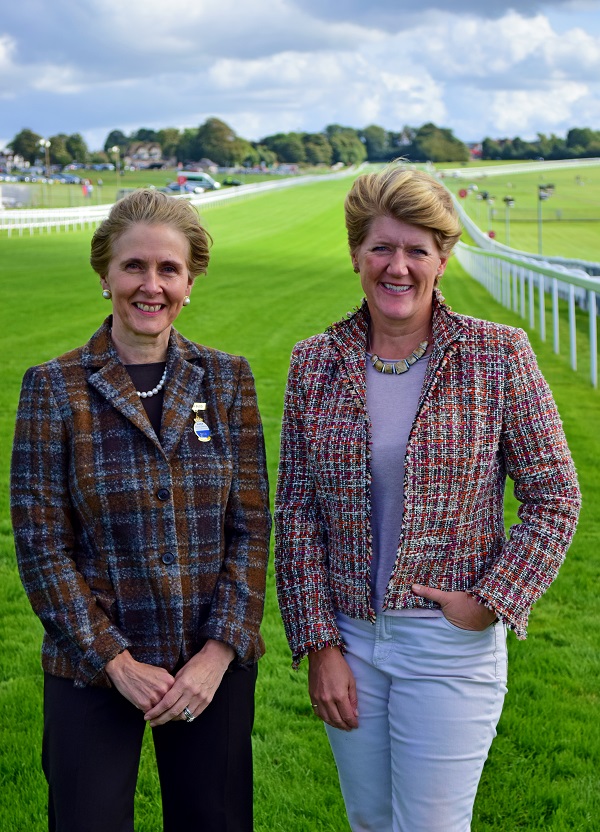 julia-budd-with-clare-balding-at-epsom-downs-racecourse-lowres