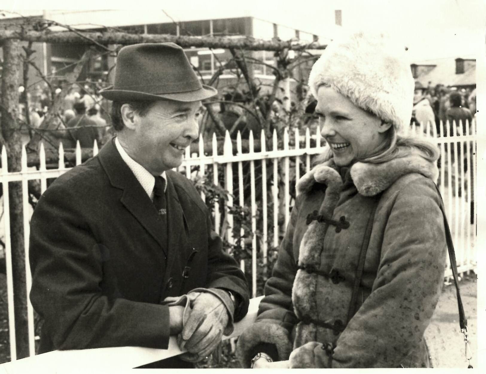 Meriel Tufnell and Dick Francis