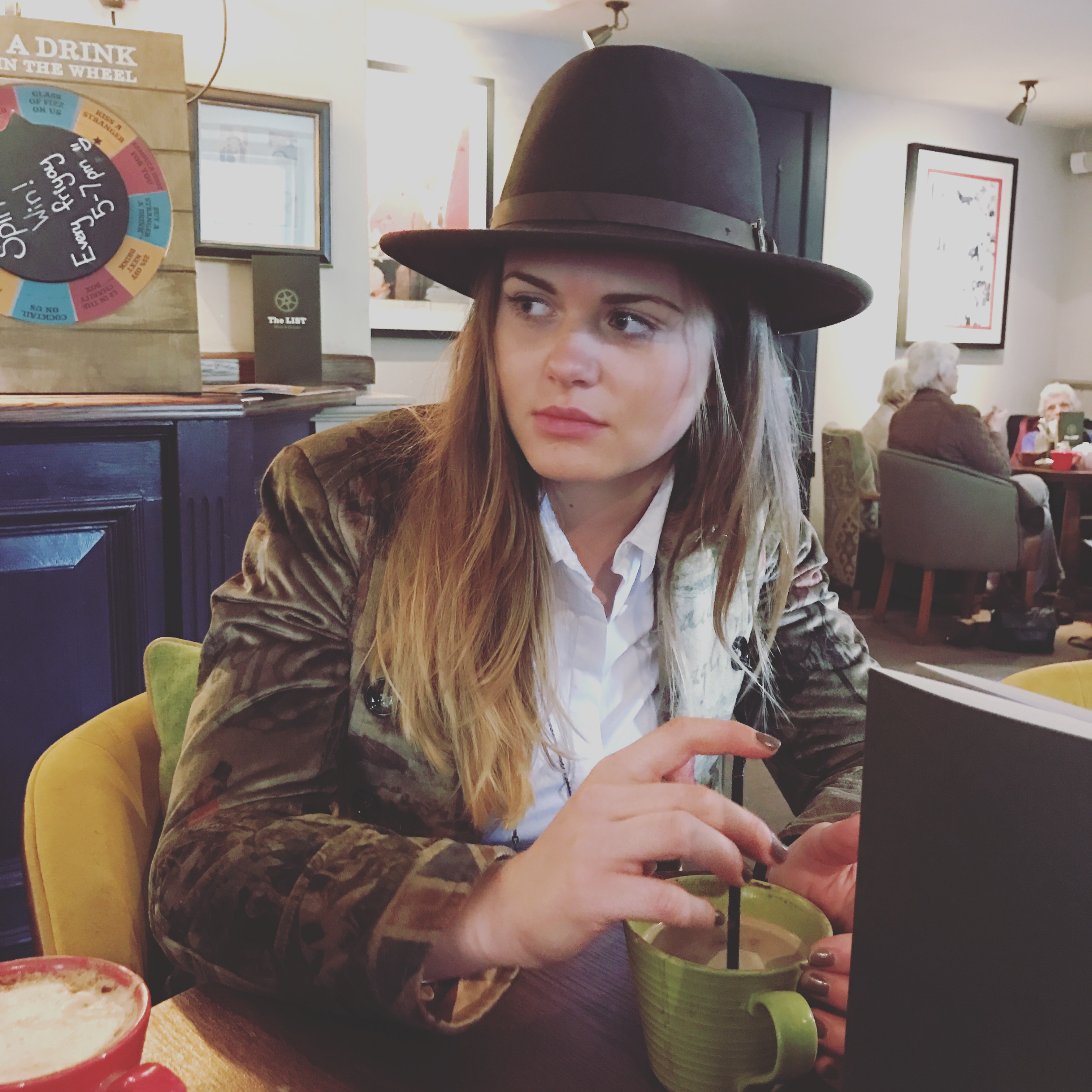 Model Nicole taking 5