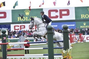 Second place Pieter Devos (BEL) riding Dylano (c) Rolex/Kit Houghton