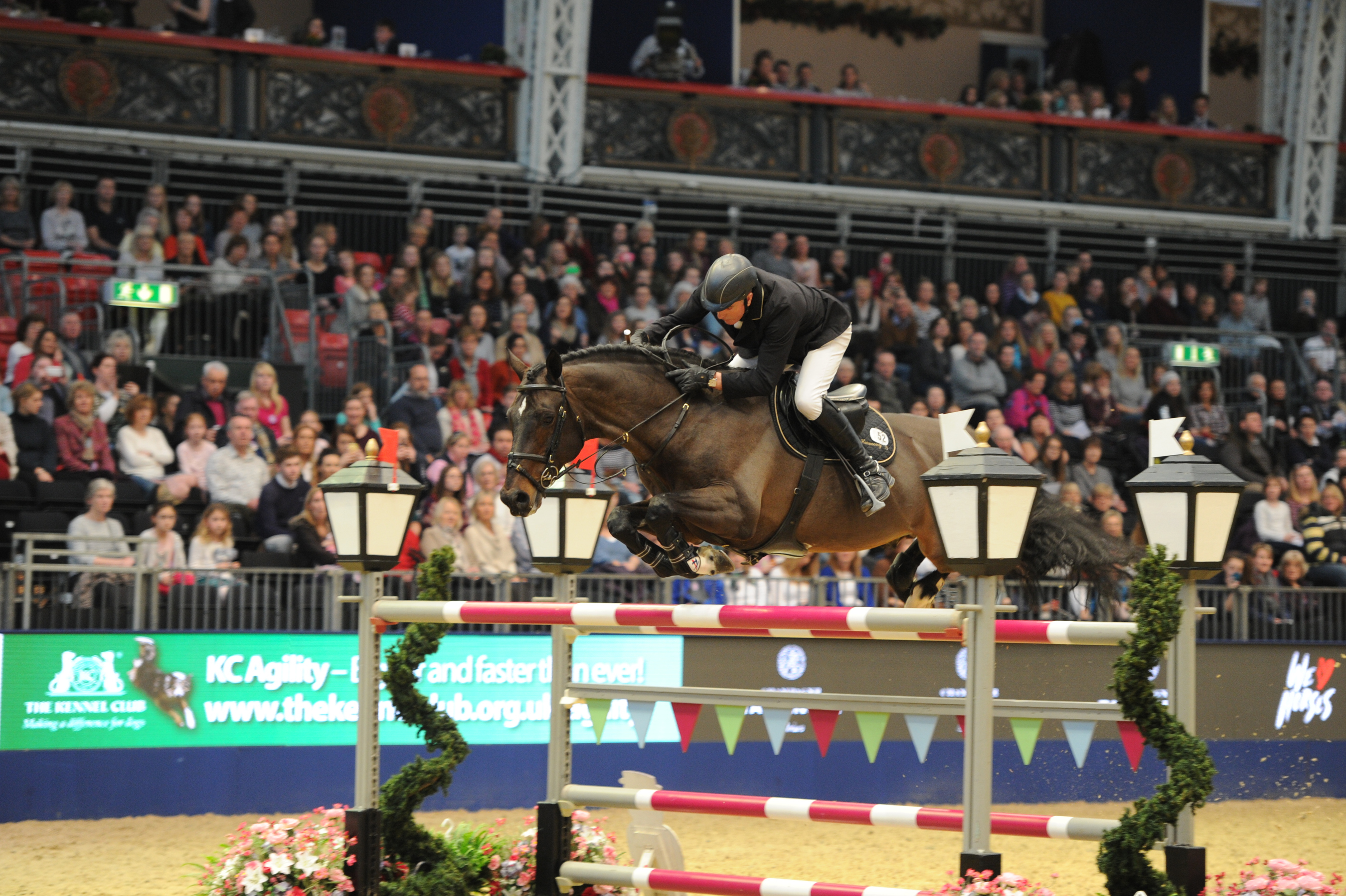 WHITAKER John ( GBR ) riding Argento
