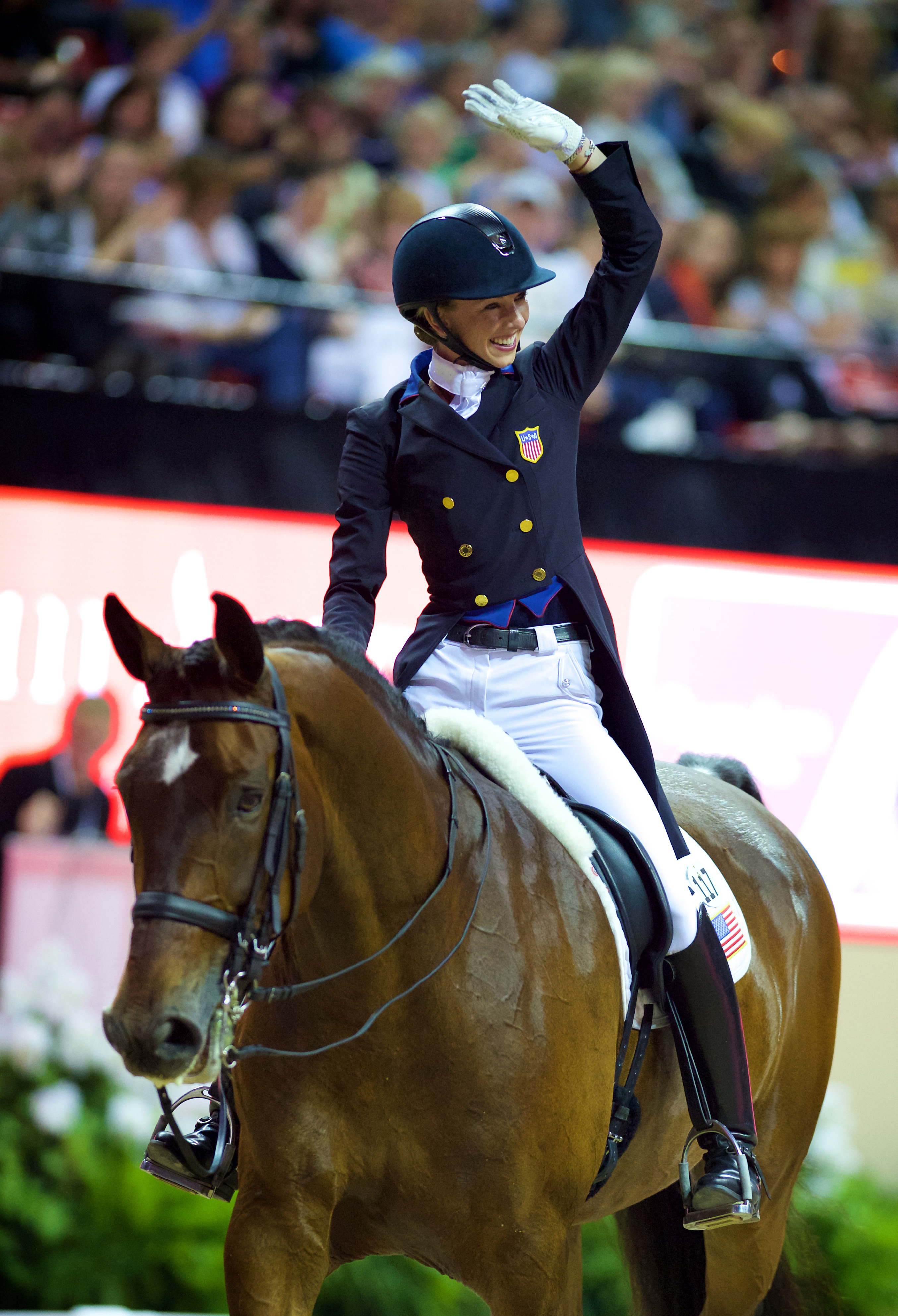 Laura Graves with Verdades © FEI/Arnd Bronkhorst/Pool Pic