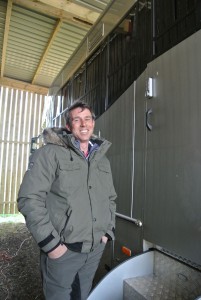 Sam outside his amazing new horsebox. (c) The Gaitpost