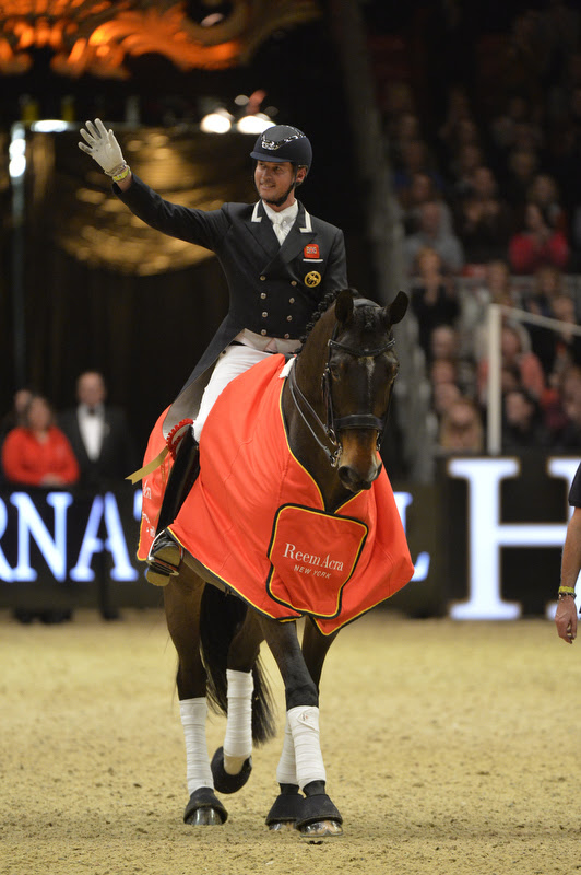 Carl Hester riding Nip Tuck