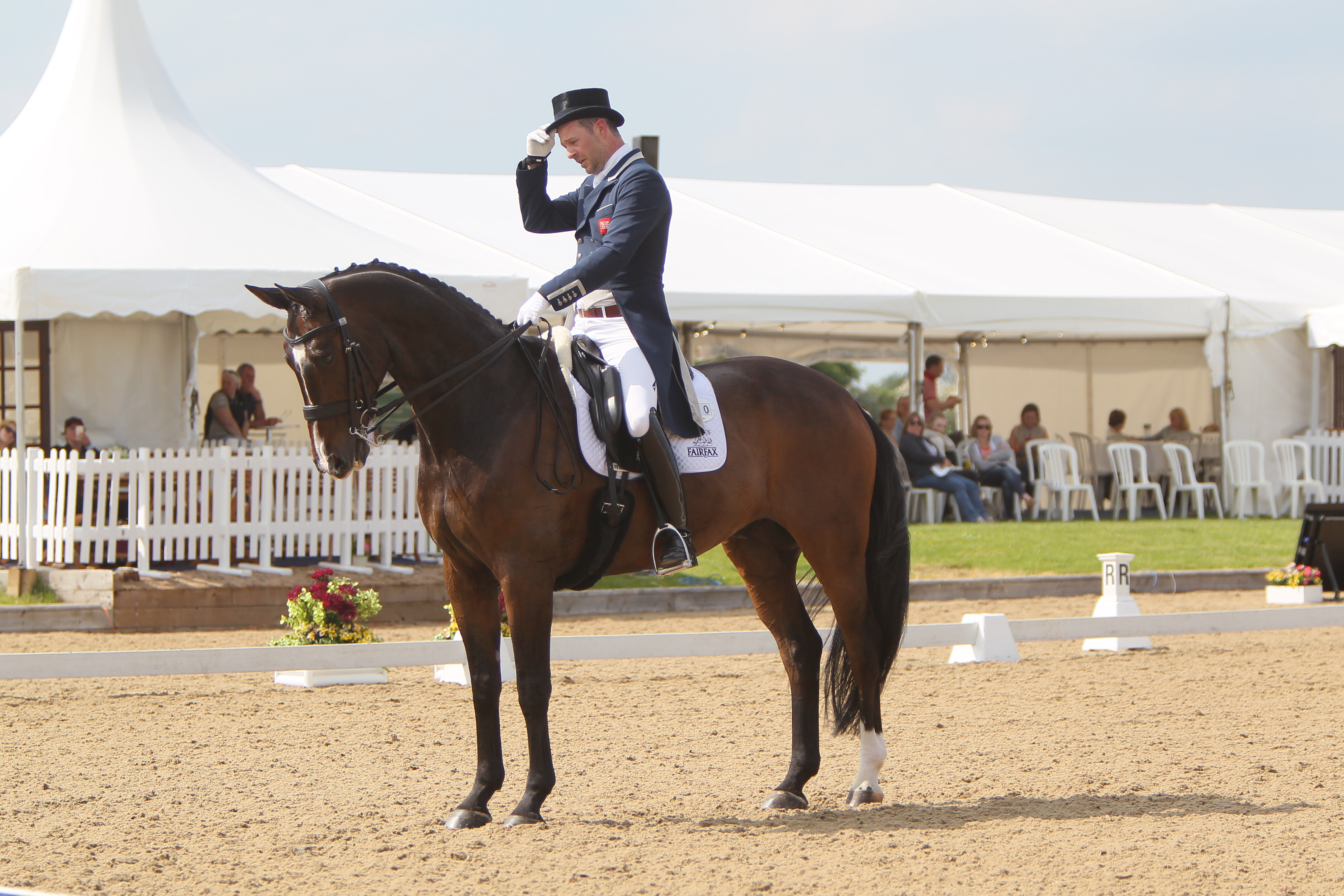 Spencer Wilton and Supanova winners of Sunday's Grand Prix Image © www.hoofprintsphotos.co.uk